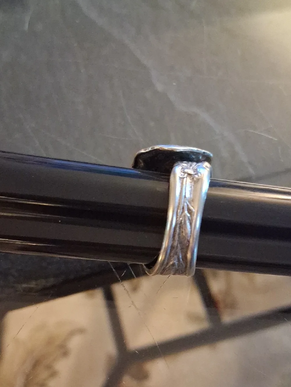 WILLIAM ROGERS SILVER SPOON RING - Picture 4 of 5